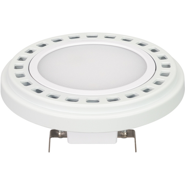 Лампа AR111-UNIT-G53-12W- Warm3000 (WH, 120 deg, 12V) (Arlight, Металл) 026887