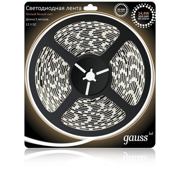 Светодиодные ленты Светодиодная лента Gauss 312000114