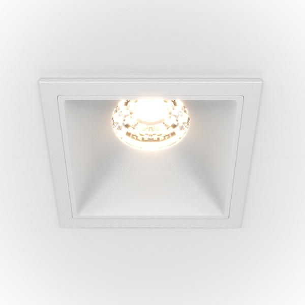 Встраиваемый светильник Alfa LED 3000K 1x10Вт 36° Dim Triac Maytoni Technical DL043-01-10W3K-D-SQ-W