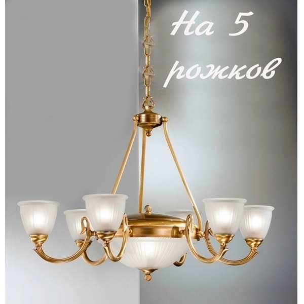 Подвесные люстры  Люстрон Подвесная люстра Nervilamp 535 535/5
