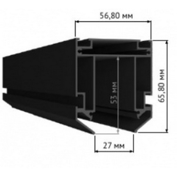 Профиль для монтажа в натяжной ПВХ потолок ST Luce Skyline 48 ST003.129.02