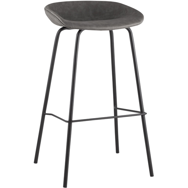 Стул барный Stool Group Beetle Lite PU серый УТ000001230