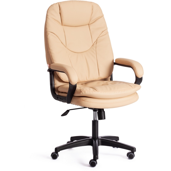 Игровые кресла Кресло (22) кож/зам, бежевый, 36-34 Tetchair COMFORT LT 19378