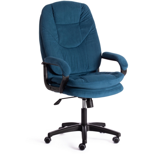 Игровые кресла  Люстрон Кресло (22) флок , синий, Tetchair COMFORT LT 19387