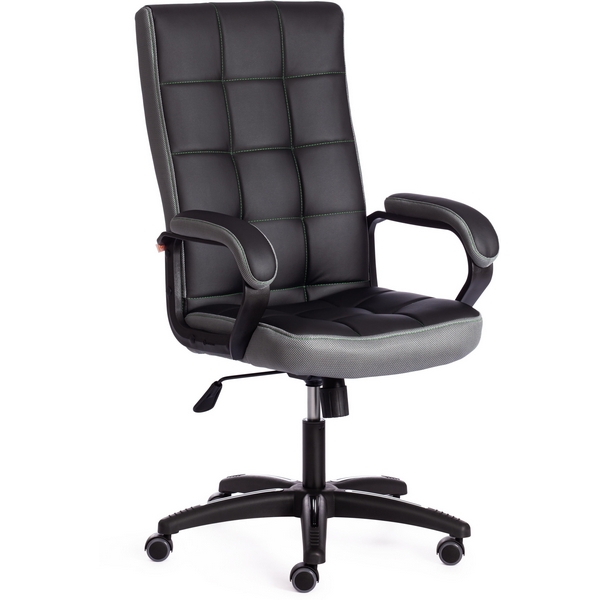 Игровые кресла  Люстрон Компьютерное кресло игровое Tetchair TRENDY (22) (Исскуственная кожа,Ткань/Черный,Серый) 19515