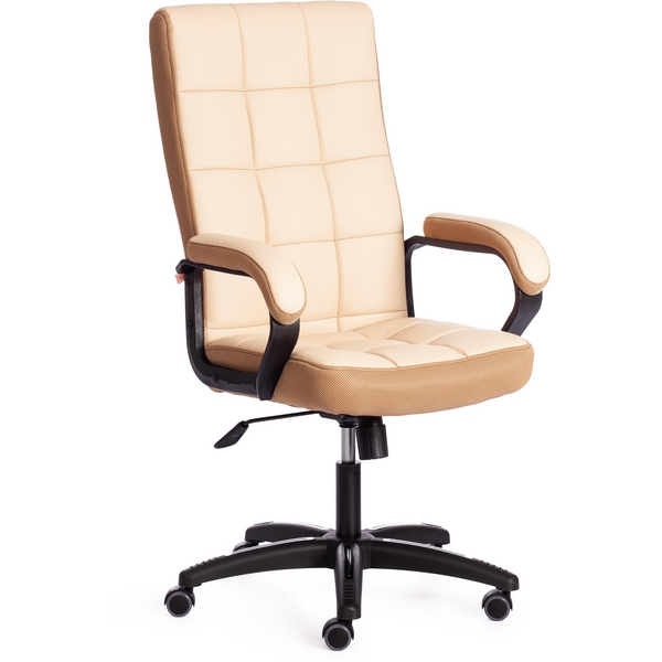 Игровые кресла  Люстрон Компьютерное кресло игровое Tetchair TRENDY (Исскуственая кожа,Ткань/Бежевый)