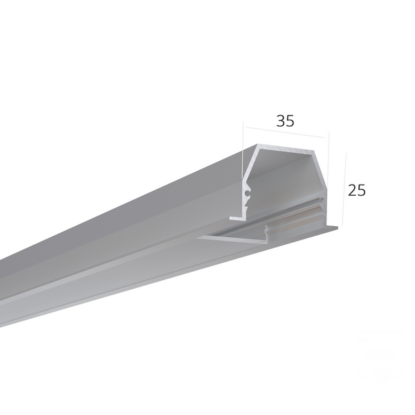 Встраиваемый профиль для светодиодной ленты 6063 0243206