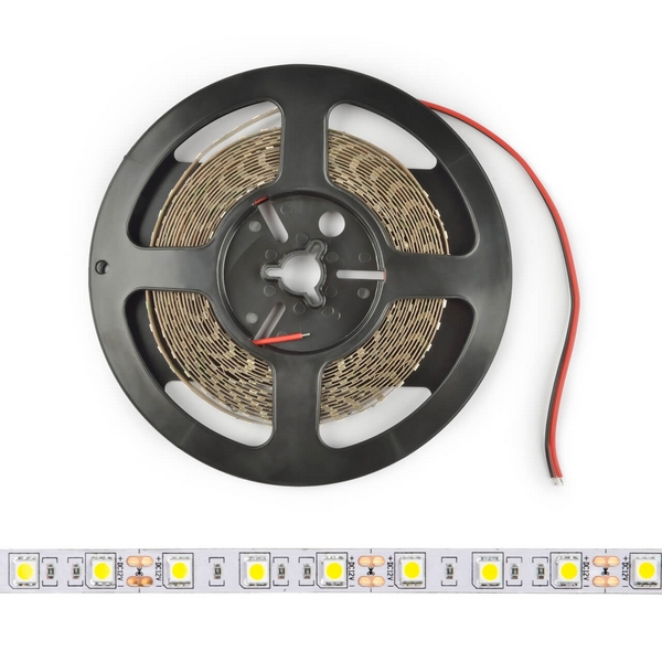 Светодиодная лента ULS-M22-5050-30LED/m-10mm-IP20-DC12V-7,2W/m-5M-4000K PROFI катушка в герметичной упаковке Uniel