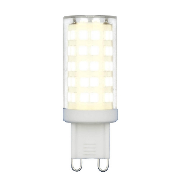 Лампочка светодиодная LED-JCD-9W/4000K/G9/CL GLZ09TR картон Uniel