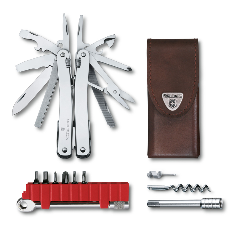 Мультитул VICTORINOX SwissTool Spirit X Plus Ratchet, 105 мм, 36 функций