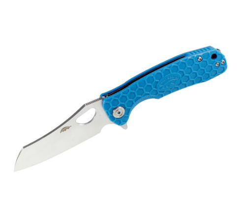 Складной нож Honey Badger Wharncleaver, сталь D2, рукоять GRN, синий