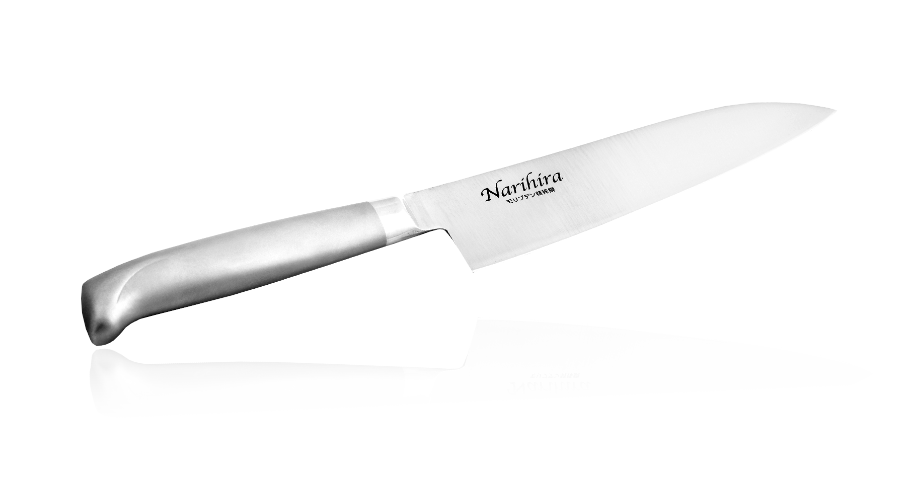 Нож Сантоку Narihira Fuji Cutlery, FC-62, сталь Mo-V, серый