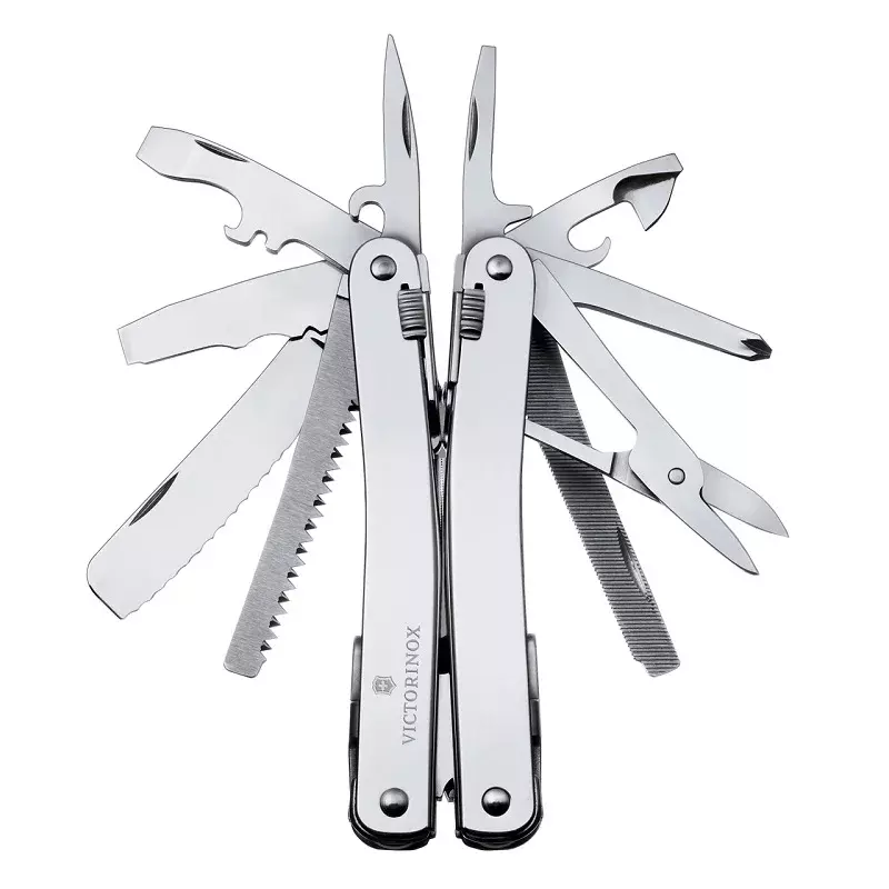 Мультитул Victorinox SwissTool Spirit X, сталь X50CrMoV15, 26 функций