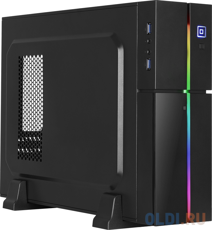 Корпус microATX Aerocool Playa Slim Без БП чёрный