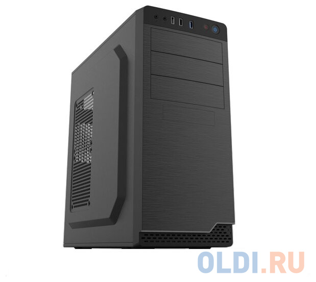 Case Foxline FL-816, ATX, 3x5.25EXT, 1x3.5EXT, 3x3.5INT, 2xUSB2.0+1xUSB3.0, HDA, w/o FAN, w/450W ATX PSU, w/1.2m EU pwr cord