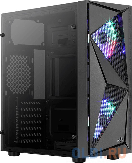 Корпус ATX Aerocool Glider Cosmo-G-BK-v1 Без БП чёрный