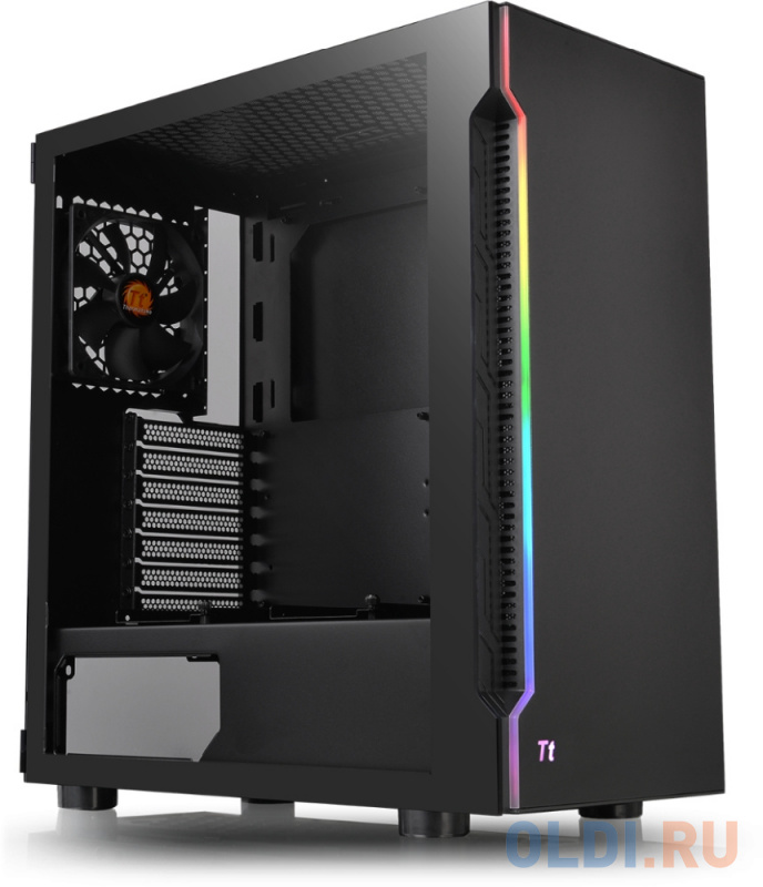 Корпус ATX Thermaltake H200 TG RGB Без БП чёрный