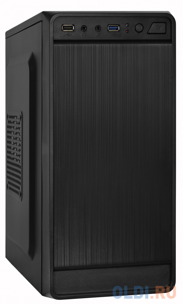 Exegate EX283129RUS Корпус Minitower ExeGate BAA-108U Black, mATX, <AAA450, 80mm>, 1*USB+1*USB3.0, Audio