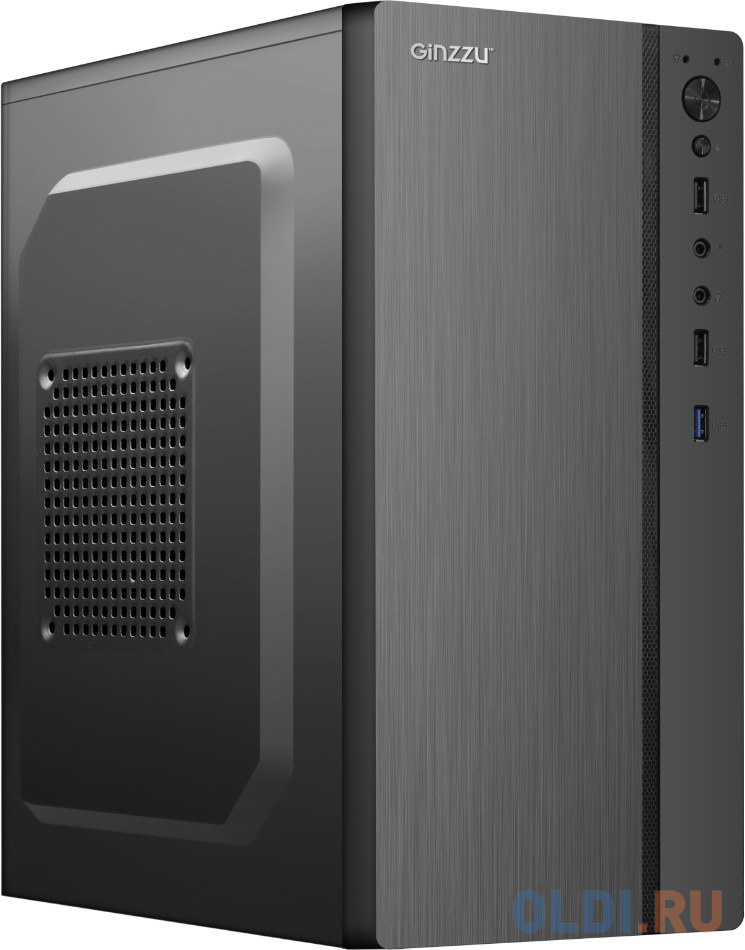 Корпус microATX GINZZU B200 Без БП чёрный