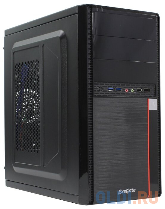 Корпус microATX Exegate MA-371X 400 Вт черный