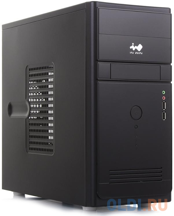 Корпус microATX InWin ENR-021BL Без БП чёрный