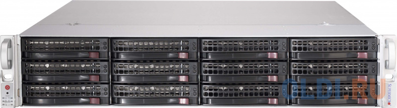 Серверный корпус 2U Supermicro CSE-826BE2C-R741JBOD 740 Вт чёрный