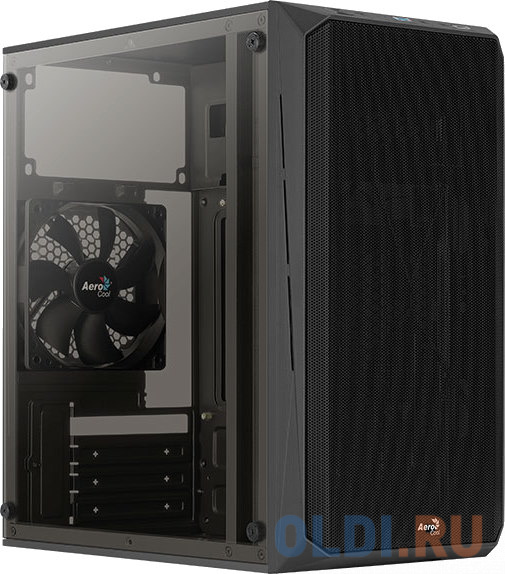 Корпус microATX Aerocool CS-107-A-BK-v1 Без БП чёрный