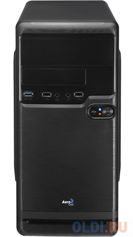  Корпус microATX Aerocool Qs-182 Без БП чёрный