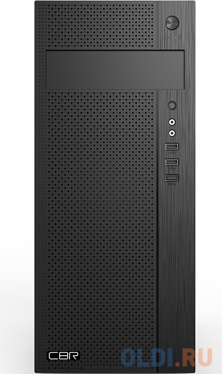 Корпус ATX CBR PCC-ATX-E185-WPSU Без БП чёрный