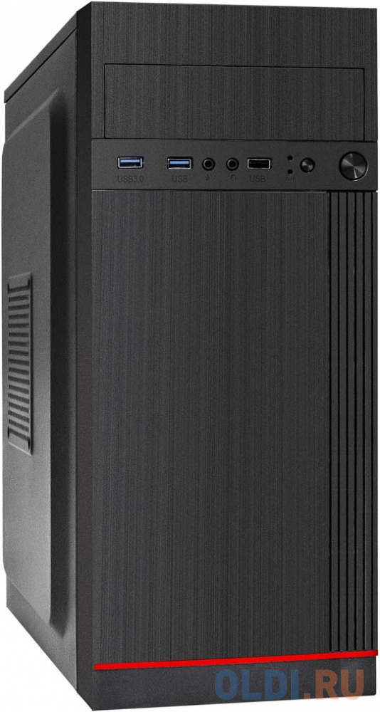 Exegate EX290188RUS Корпус Miditower ExeGate AA-442U2-AA400 (ATX, AA400 8 см, 1*USB+2*USB3.0, аудио, черный)