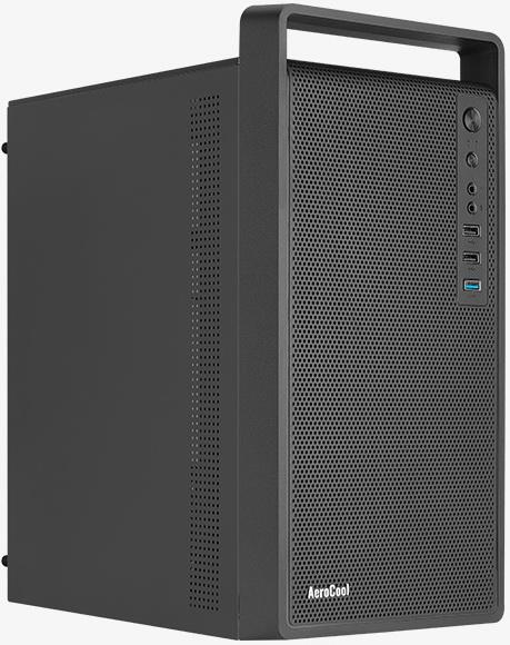  Корпус microATX Aerocool CS-109-S-BK-v1 Без БП чёрный
