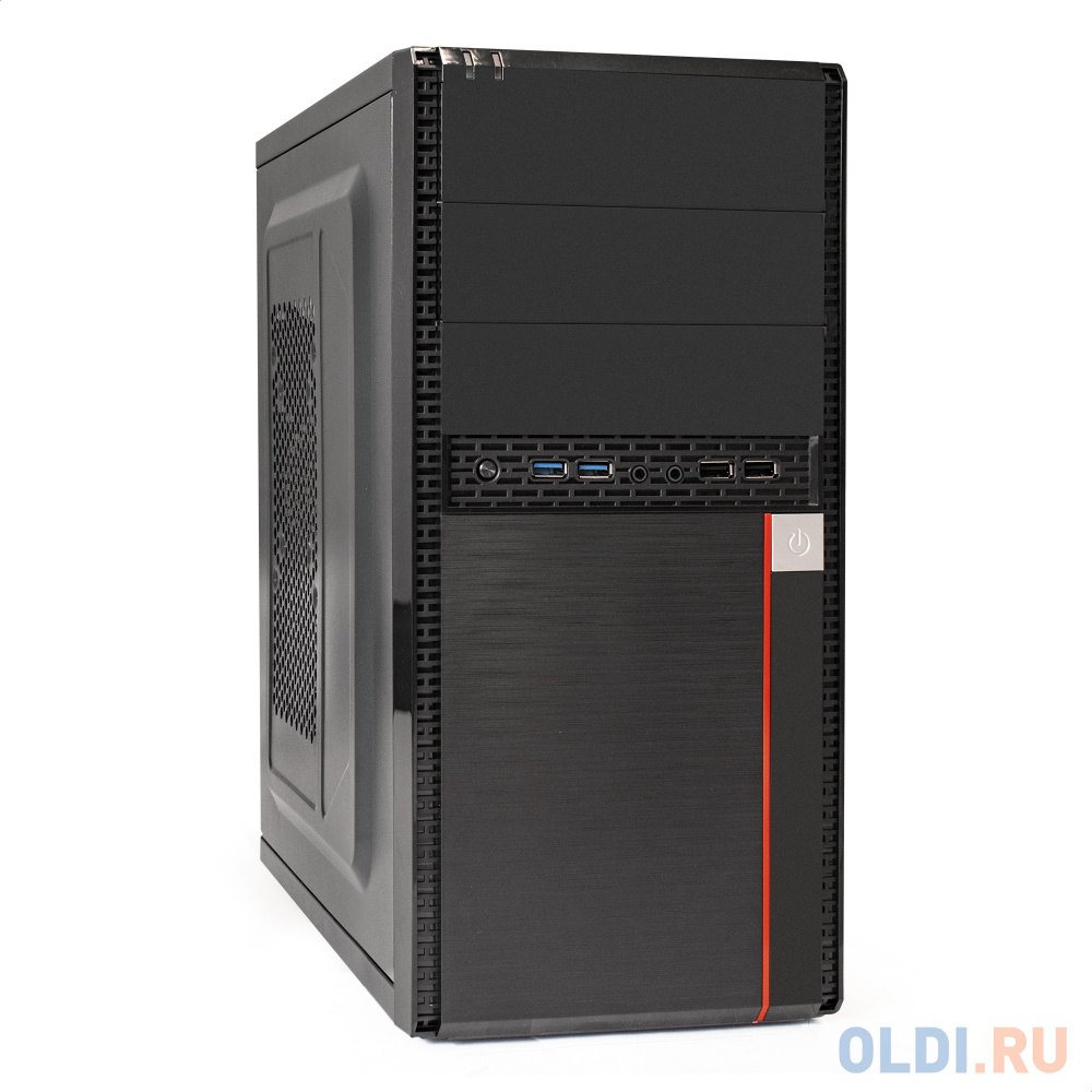 Корпус microATX Exegate BA-204U Без БП чёрный