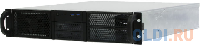   ОЛДИ Procase RE204-D2H5-A-48 Корпус 2U server case,2x5.25+5HDD,черный,без блока питания(2U,2U-redundant),глубина 480мм,ATX 12"x9.6"