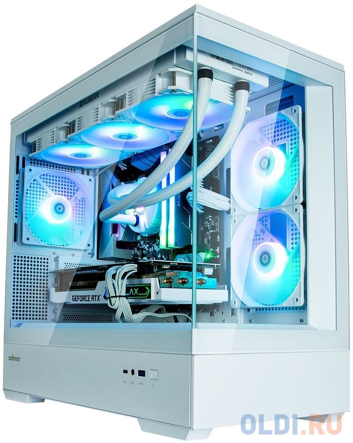   ОЛДИ Корпус microATX Zalman P30 Без БП белый