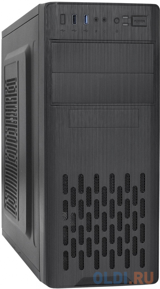 Корпус Miditower ExeGate CP-606U-AB350 (ATX, AB350 с вент. 8см, 1*USB+1*USB3.0, аудио)