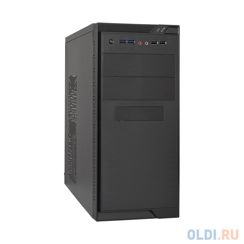 Корпус Minitower ExeGate MA-372UX-UN600 (mATX, БП UN600 с вент. 12см, 2*USB+2*USB3.0, аудио, черный)