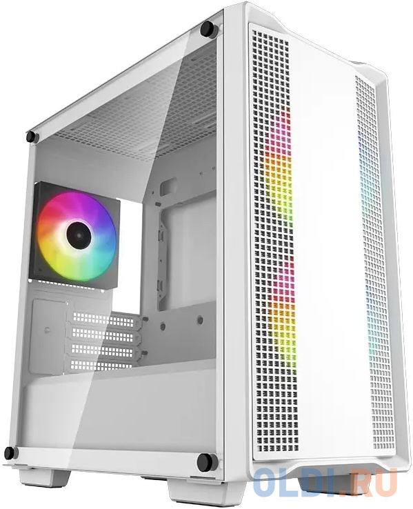 Корпус microATX Deepcool CC360 WH ARGB Без БП белый