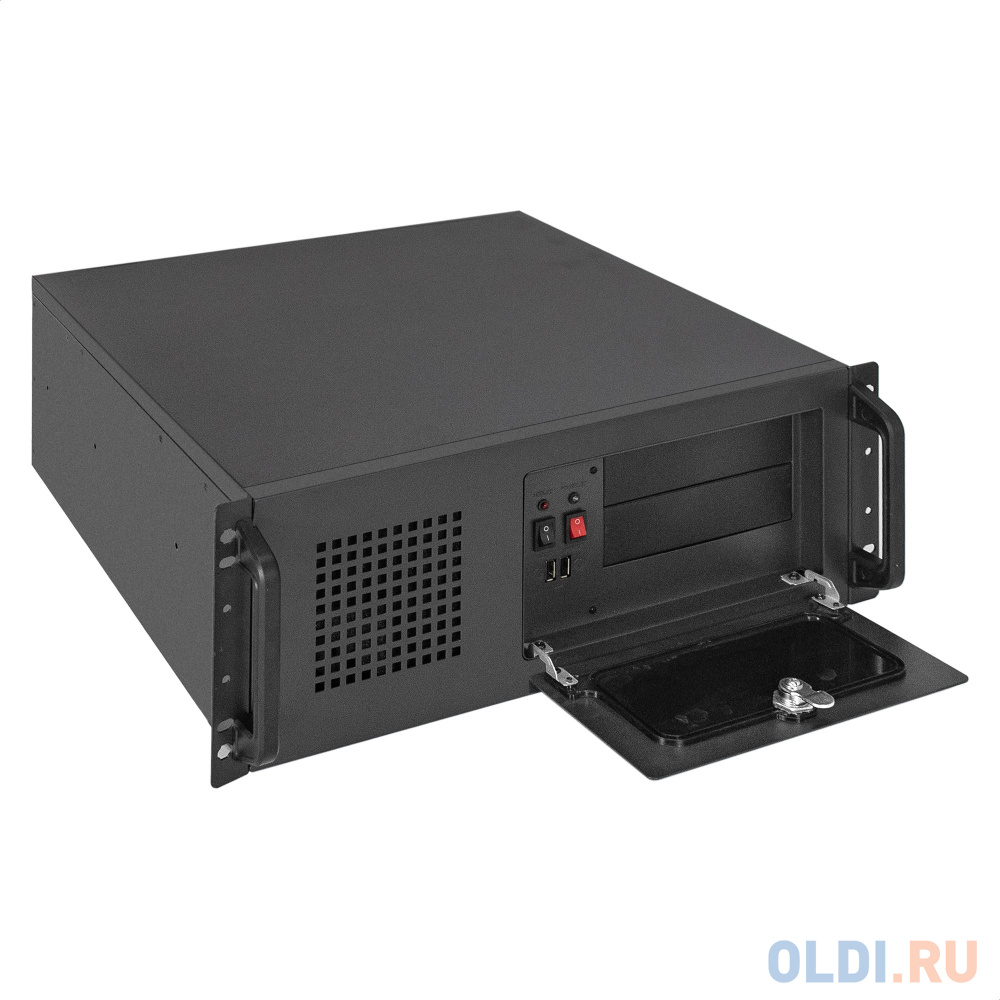 Серверный корпус ExeGate Pro 4U450-17 <RM 19", высота 4U, глубина 450, БП 400ADS, 2*USB>