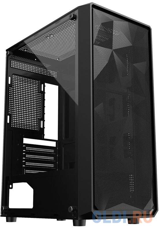 Корпус microATX 1stPlayer FD3-M Без БП черный