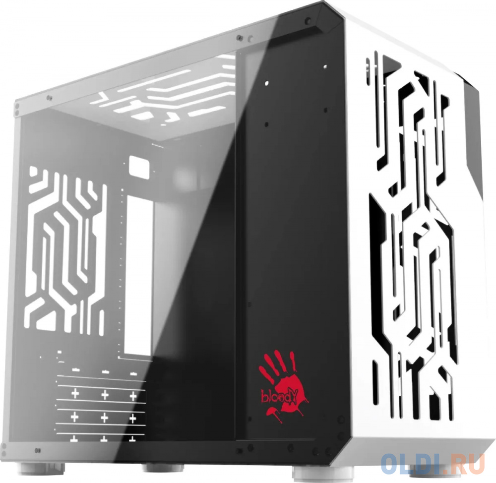 Корпус microATX BLOODY BD-CC110 Без БП белый