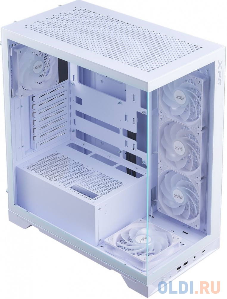 Корпус ATX XPG INVADERXBTFMT-WHCWW Без БП белый