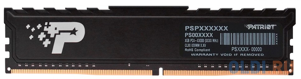 Оперативная память для компьютера Patriot Signature Line Premium DIMM 8Gb DDR4 3200 MHz PSP48G320081H1