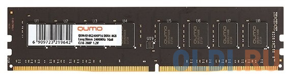 Оперативная память для компьютера QUMO QUM4U-8G2933P21 DIMM 8Gb DDR4 2933MHz