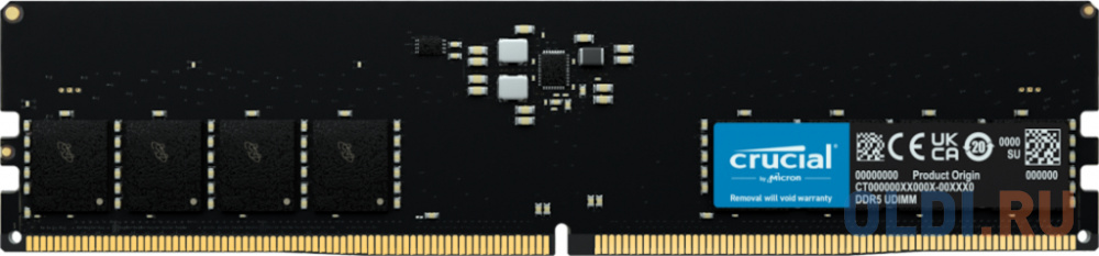 CRUCIAL 16GB DDR5-4800 UDIMM CL40 (16Gbit)