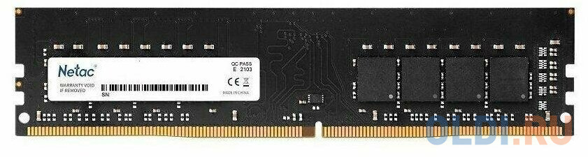 Оперативная память для компьютера Netac NTBSD4P32SP-08J DIMM 8Gb DDR4 3200 MHz NTBSD4P32SP-08J