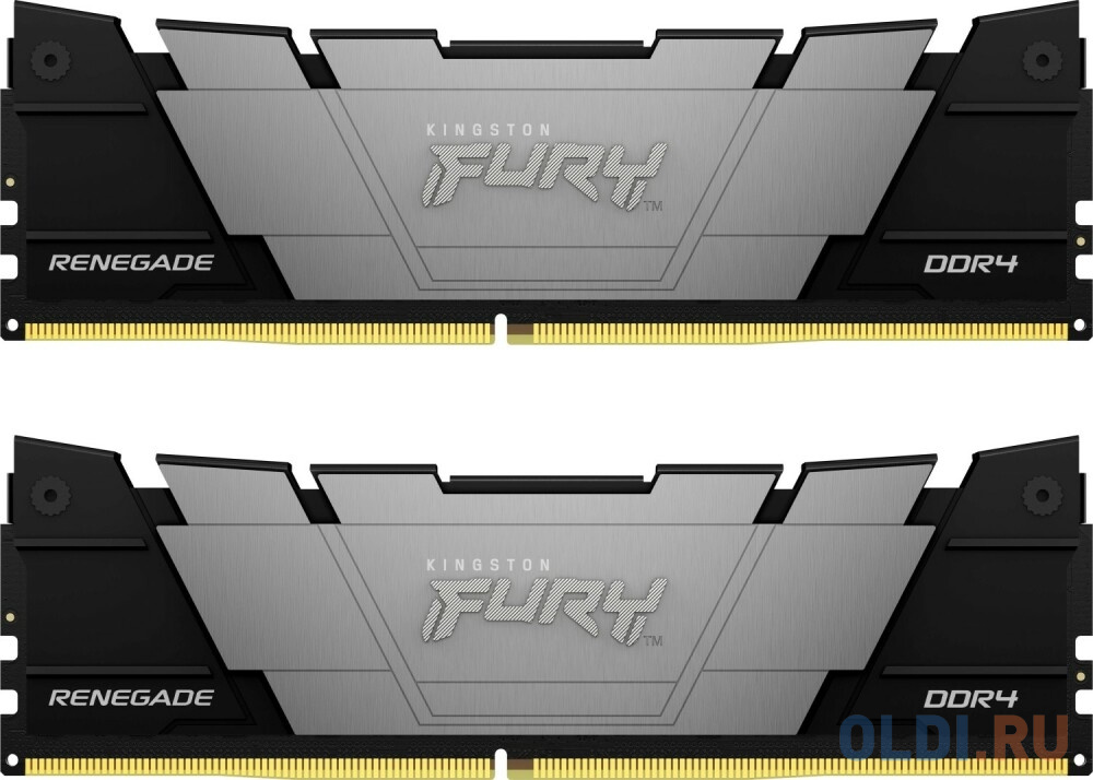 Оперативная память для компьютера Kingston Fury Renegade DIMM 16Gb DDR4 4600 MHz KF446C19RB2K2/16