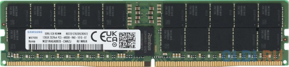 Samsung DDR5  128GB RDIMM 4800MHz (4R x 4) ECC Reg 1.1V (M321RAGA0B20-CWK) 1 year, OEM