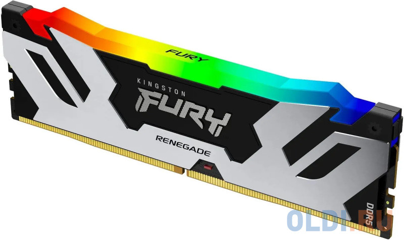 Оперативная память для компьютера Kingston Fury Renegade RGB DIMM 16Gb DDR5 7600 MHz KF576C38RSA-16