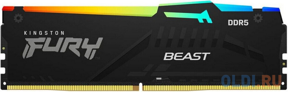 Оперативная память для компьютера Kingston Fury Beast RGB DIMM 16Gb DDR5 6000 MHz KF560C36BBE2A-16