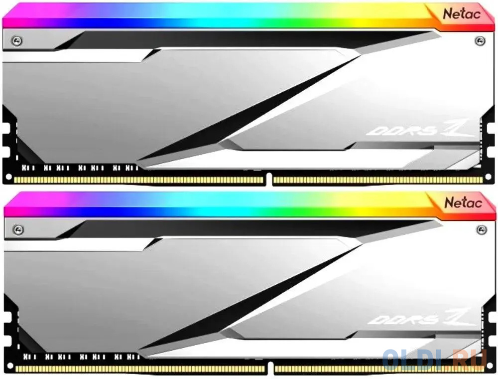 Оперативная память для компьютера Netac Z RGB DIMM 32Gb DDR5 6400 MHz NTZED5P64DP-32S